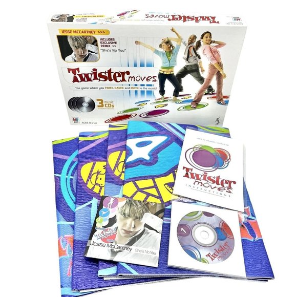 Milton Bradley Twister Moves With 3 CDs Jesse McCartney Remix "She's No You" - Picture 5 of 11